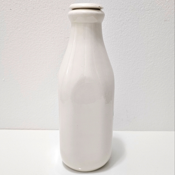 Vintage Ceramic Painted Milk Bottle Carafe - Picture 5 of 13